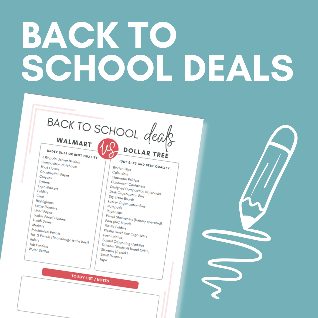 Back to school deals